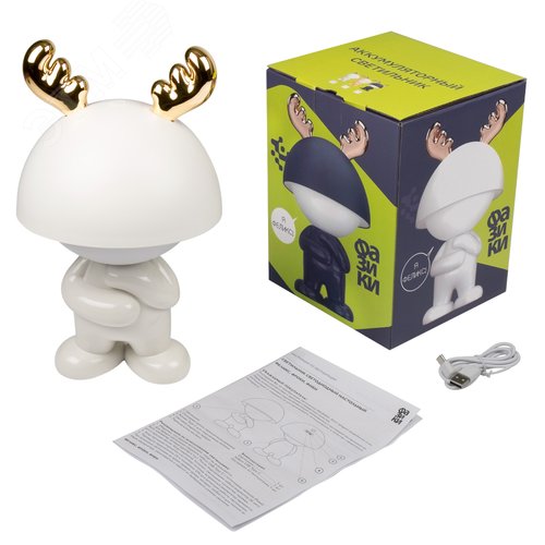 Светильник-ночник светодиодный ФАЗИКИ-3 ФЕЛИКС белый ФАZА - фото 6