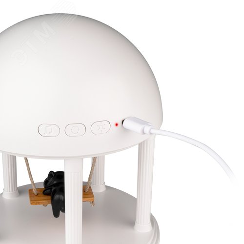 Светильник настольный светодиодный КОТИК белый диммер - фото 3