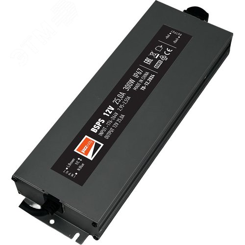 Драйвер LED, 300Вт, 12В IP67 - фото 1