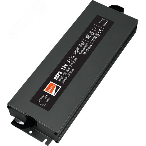 Драйвер LED, 400Вт, 12В IP67 - фото 1