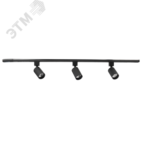 Набор светильников трековых ДПО-3х12Вт, 2880 (3х960) Лм черный IP40 JazzWay - фото 1