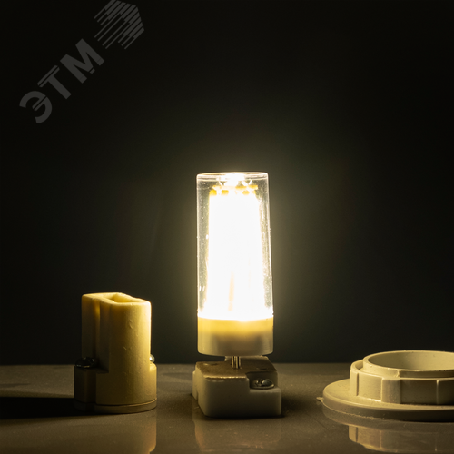 Лампа светодиодная филаментная LED G4 PRO 6w 4000K белый 500Lm 230V - фото 4