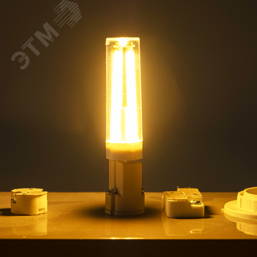 Лампа светодиодная филаментная LED G9 PRO 8w 2700K теплый 700Lm 230V - фото 3
