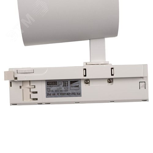 Светильник трековый трехфазный ДПО 7040 LED-40 Вт 4400 Лм 4000К IP40 черный 36 град 180–265В - фото 3