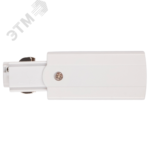 Коннектор белый левый сетевой для 3Ф шинопровода 3P PTR EC-WH Left - фото 2