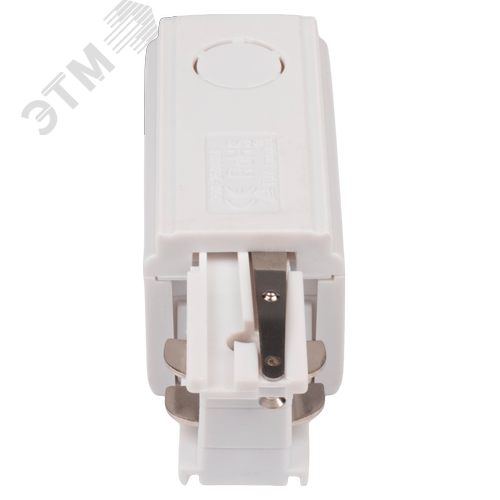 Коннектор белый левый сетевой для 3Ф шинопровода 3P PTR EC-WH Left - фото 3