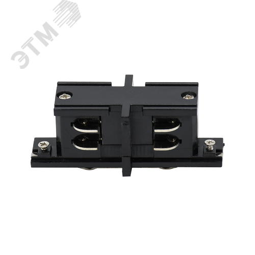 Коннектор черный внутр. I-образн. для 3Ф шинопровода 3P PTR CI-BL SHORT - фото 1