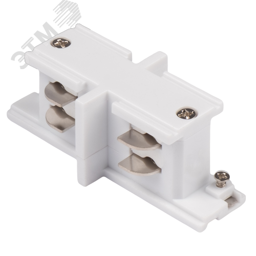 Коннектор белый внутр. I-образн. для 3Ф шинопровода 3P PTR CI-WH SHORT - фото 4