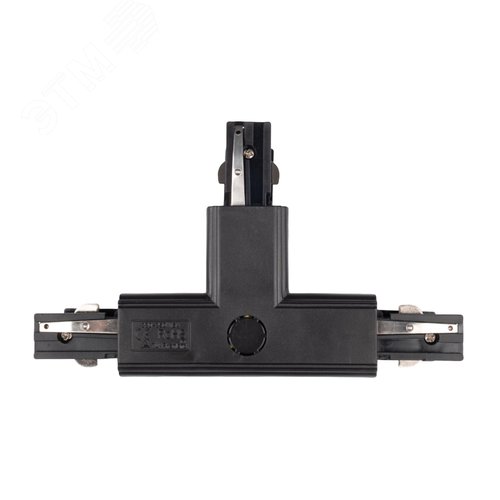 Коннектор черный левый внутр. T-образн. для 3Ф шинопровода 3P PTR CT-BL L/INT - фото 2