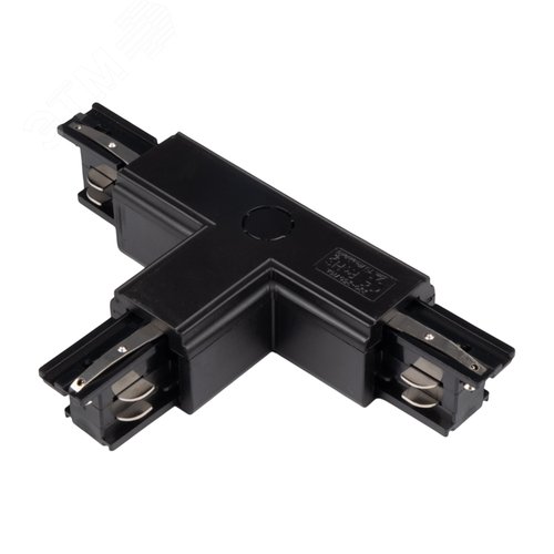 Коннектор черный левый внутр. T-образн. для 3Ф шинопровода 3P PTR CT-BL L/INT - фото 3