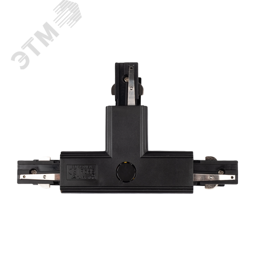 Коннектор черный правый внешн. T-образн. для 3Ф шинопровода 3P PTR CT-BL R/OUT - фото 2