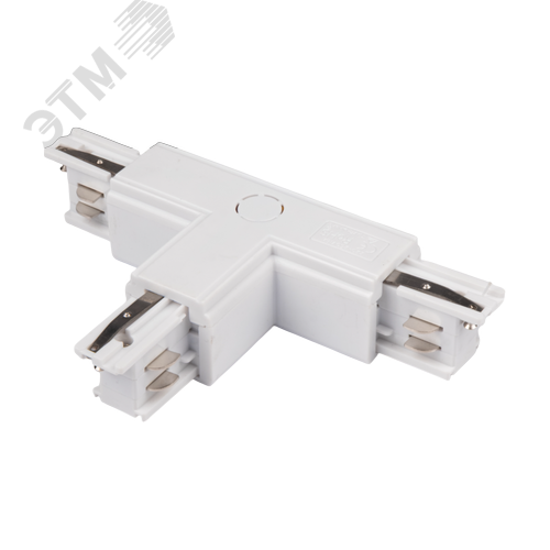 Коннектор белый правый внешн. T-образн. для 3Ф шинопровода 3P PTR CT-WH R/INT - фото 4