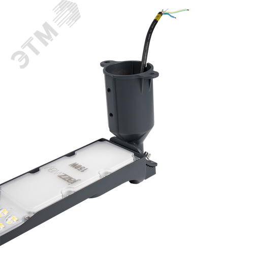 Светильник светодиодный консольный ДКУ09-150Вт 5000К 15000 Лм IP65 серый JazzWay - фото 5