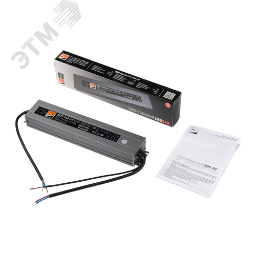 Драйвер для светодиодный ленты BSPS 24V 150Вт диммируемый IP67 - фото 6