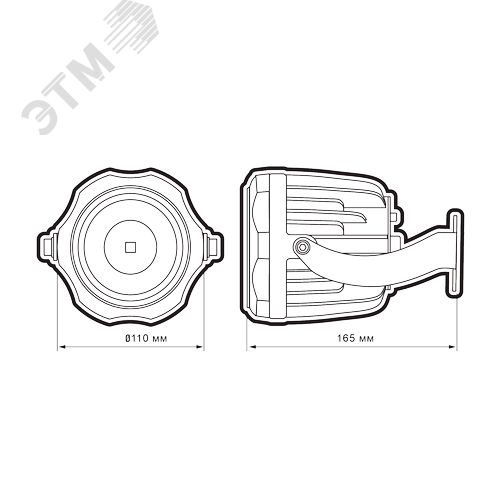 Светильник светодиодный ДБУ-20w 6500К IP65 2000Лм серый Jazzway - фото 6