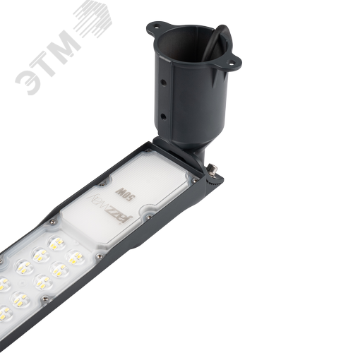 Светильник светодиодный консольный ДКУ09-50Вт 5000К 5000 Лм IP65 серый JazzWay - фото 6