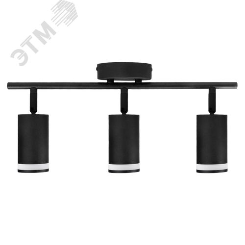 Светильник декоративный ДПО 0103 3xGU10 черный 230V IP20 JazzWay - фото 2