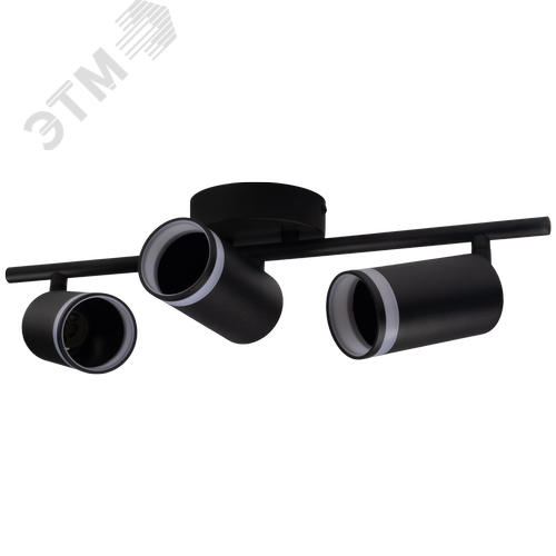 Светильник декоративный ДПО 0103 3xGU10 черный 230V IP20 JazzWay - фото 6