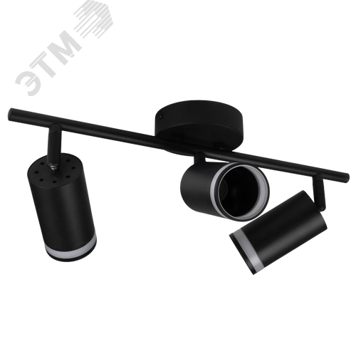 Светильник декоративный ДПО 0103 3xGU10 черный 230V IP20 JazzWay - фото 8