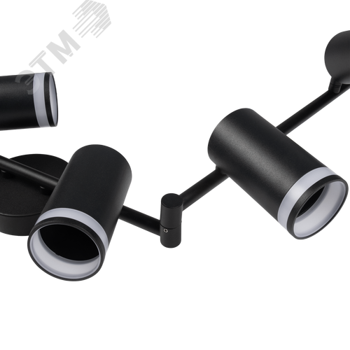 Светильник декоративный ДПО 0306 6xGU10 черный 230V IP20 JazzWay - фото 6