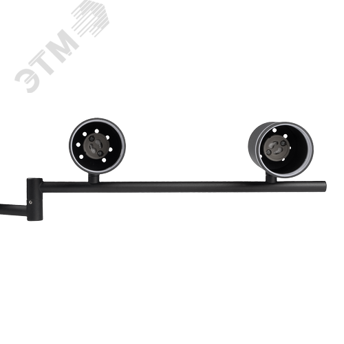 Светильник декоративный ДПО 0306 6xGU10 черный 230V IP20 JazzWay - фото 7