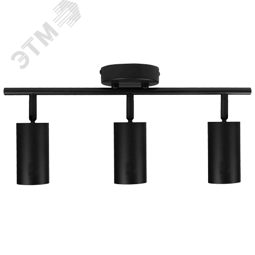 Светильник декоративный ДПО 0403 3xGU10 черный 230V IP20 JazzWay - фото 3
