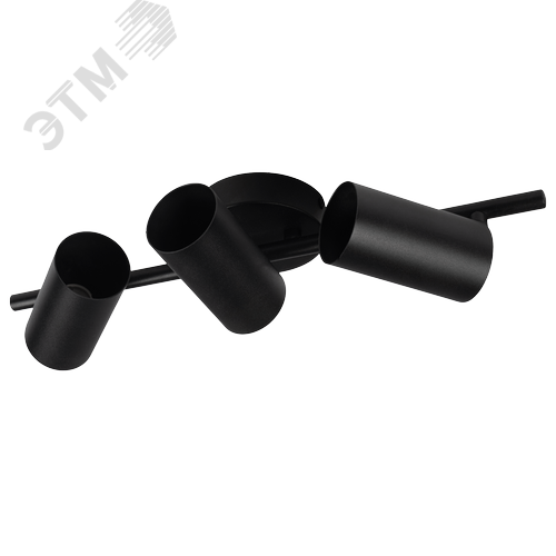 Светильник декоративный ДПО 0403 3xGU10 черный 230V IP20 JazzWay - фото 6