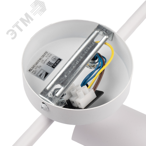 Светильник декоративный ДПО 0403 3xGU10 белый 230V IP20 JazzWay - фото 11