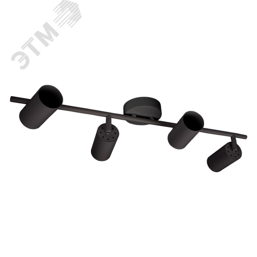 Светильник декоративный ДПО 0404 4xGU10 черный 230V IP20 JazzWay - фото 4