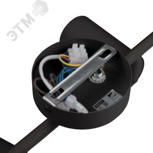 Светильник декоративный ДПО 0404 4xGU10 черный 230V IP20 JazzWay - фото 12