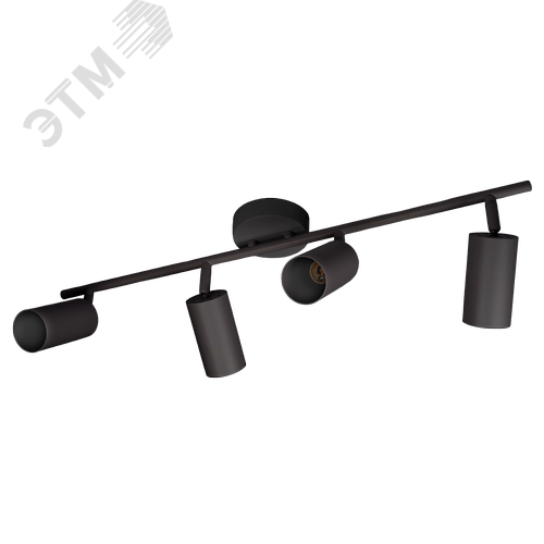 Светильник декоративный ДПО 0404 4xGU10 черный 230V IP20 JazzWay - фото 3