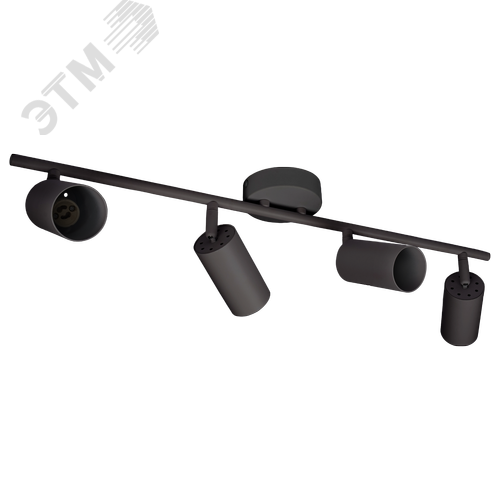 Светильник декоративный ДПО 0404 4xGU10 черный 230V IP20 JazzWay - фото 6