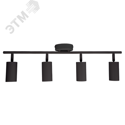 Светильник декоративный ДПО 0404 4xGU10 черный 230V IP20 JazzWay - фото 2