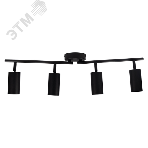 Светильник декоративный ДПО 0504 4xGU10 черный 230V IP20 JazzWay - фото 2