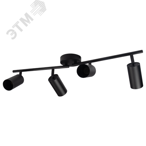 Светильник декоративный ДПО 0504 4xGU10 черный 230V IP20 JazzWay - фото 4