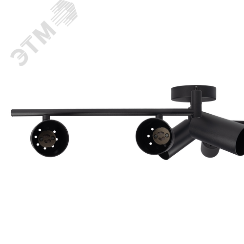 Светильник декоративный ДПО 0606 6xGU10 черный 230V IP20 JazzWay - фото 4