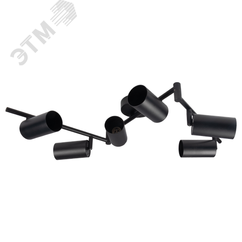 Светильник декоративный ДПО 0606 6xGU10 черный 230V IP20 JazzWay - фото 5