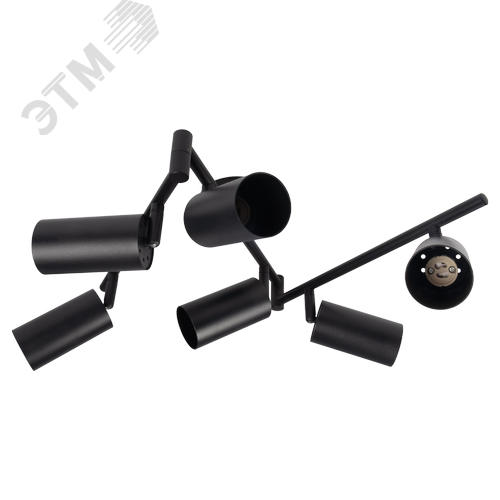 Светильник декоративный ДПО 0606 6xGU10 черный 230V IP20 JazzWay - фото 7