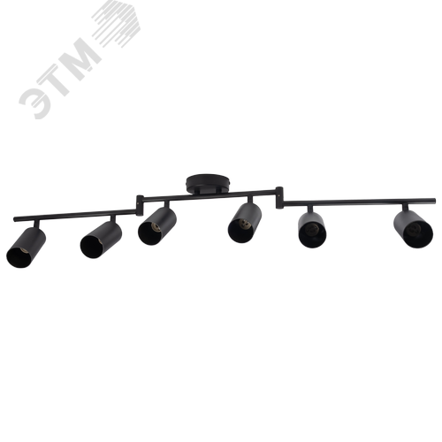 Светильник декоративный ДПО 0606 6xGU10 черный 230V IP20 JazzWay - фото 3