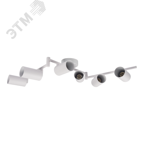 Светильник декоративный ДПО 0606 6xGU10 белый 230V IP20 JazzWay - фото 5