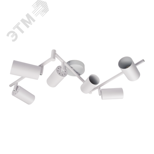 Светильник декоративный ДПО 0606 6xGU10 белый 230V IP20 JazzWay - фото 4