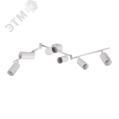 Светильник декоративный ДПО 0606 6xGU10 белый 230V IP20 JazzWay - фото 1