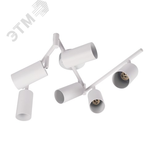 Светильник декоративный ДПО 0606 6xGU10 белый 230V IP20 JazzWay - фото 6