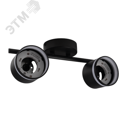 Светильник декоративный ДПО 0702 2xGX53 черный 230V IP20 JazzWay - фото 2