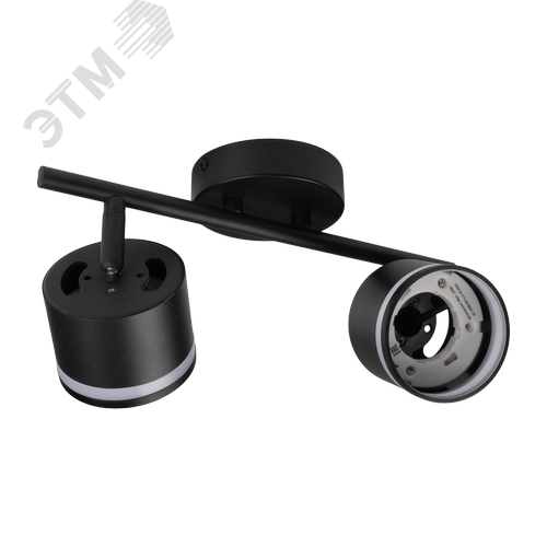 Светильник декоративный ДПО 0702 2xGX53 черный 230V IP20 JazzWay - фото 11