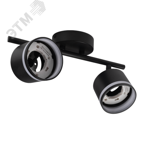 Светильник декоративный ДПО 0702 2xGX53 черный 230V IP20 JazzWay - фото 5