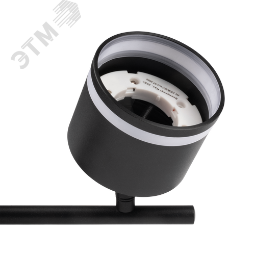 Светильник декоративный ДПО 0703 3xGX53 черный 230V IP20 JazzWay - фото 9