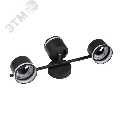 Светильник декоративный ДПО 0703 3xGX53 черный 230V IP20 JazzWay - фото 6