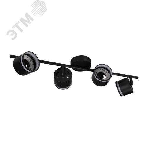 Светильник декоративный ДПО 0704 4xGX53 черный 230V IP20 JazzWay - фото 3