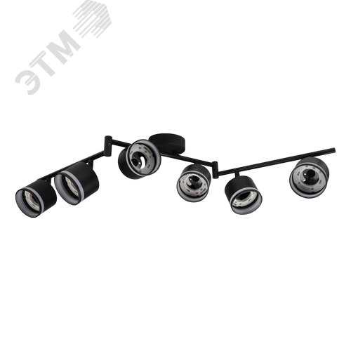 Светильник декоративный ДПО 0906 6xGX53 черный 230V IP20 JazzWay - фото 7